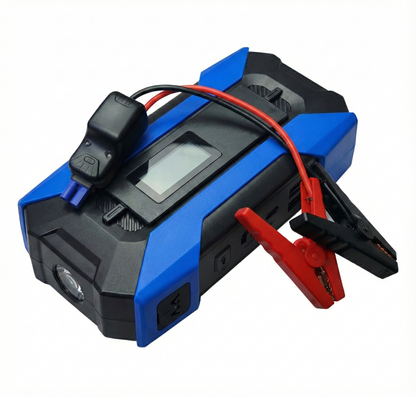 Arrancador Jumper Bateria Portatil 12000 mAh azul