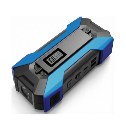 Arrancador Jumper Bateria Portatil 12000 mAh azul