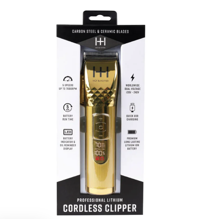 Maquina H&H Profesional Inalámbrica Dorada