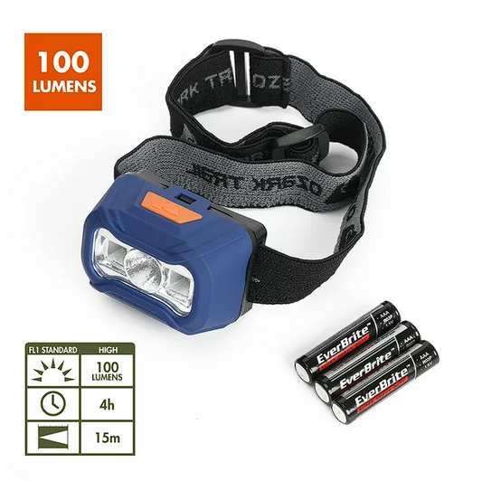 Linterna de Cabeza Ozark (100 Lumens)
