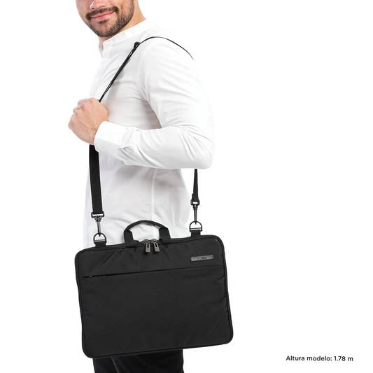 Bolso Maletin Totto Ejecutivo para Laptops y Tablets Negro