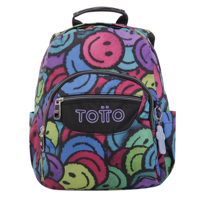 Mochila Totto Tempera Kids - Emojis