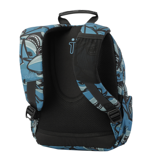 Mochila totto tiburones hot sale