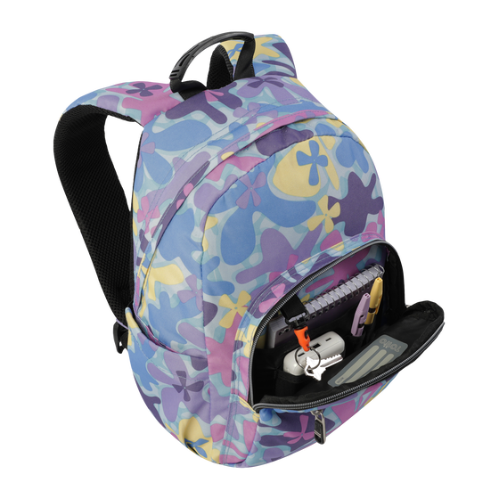 Mochila Totto Tempera Kids - Flores Hawainas