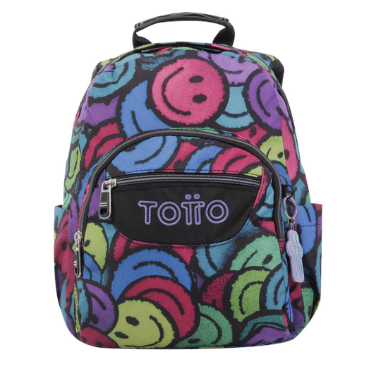 Mochila Totto Tempera Kids - Emojis