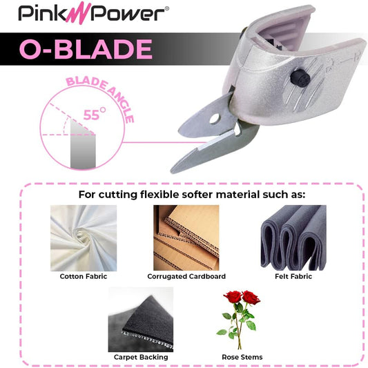 Cuchilla de Repuesto para Tijera Eléctrica Pink Power - Papel y Telas