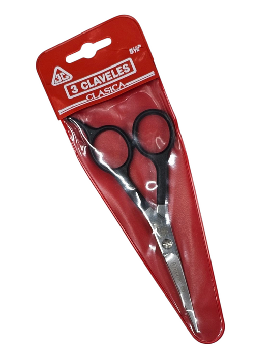 Tijera 3 Claveles Confort Con Rabillo de 5 1/2"