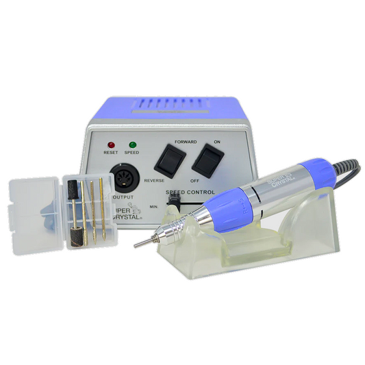 Taladro Super Crystal Profesional para Manicure 30.000 RPM con Regulador