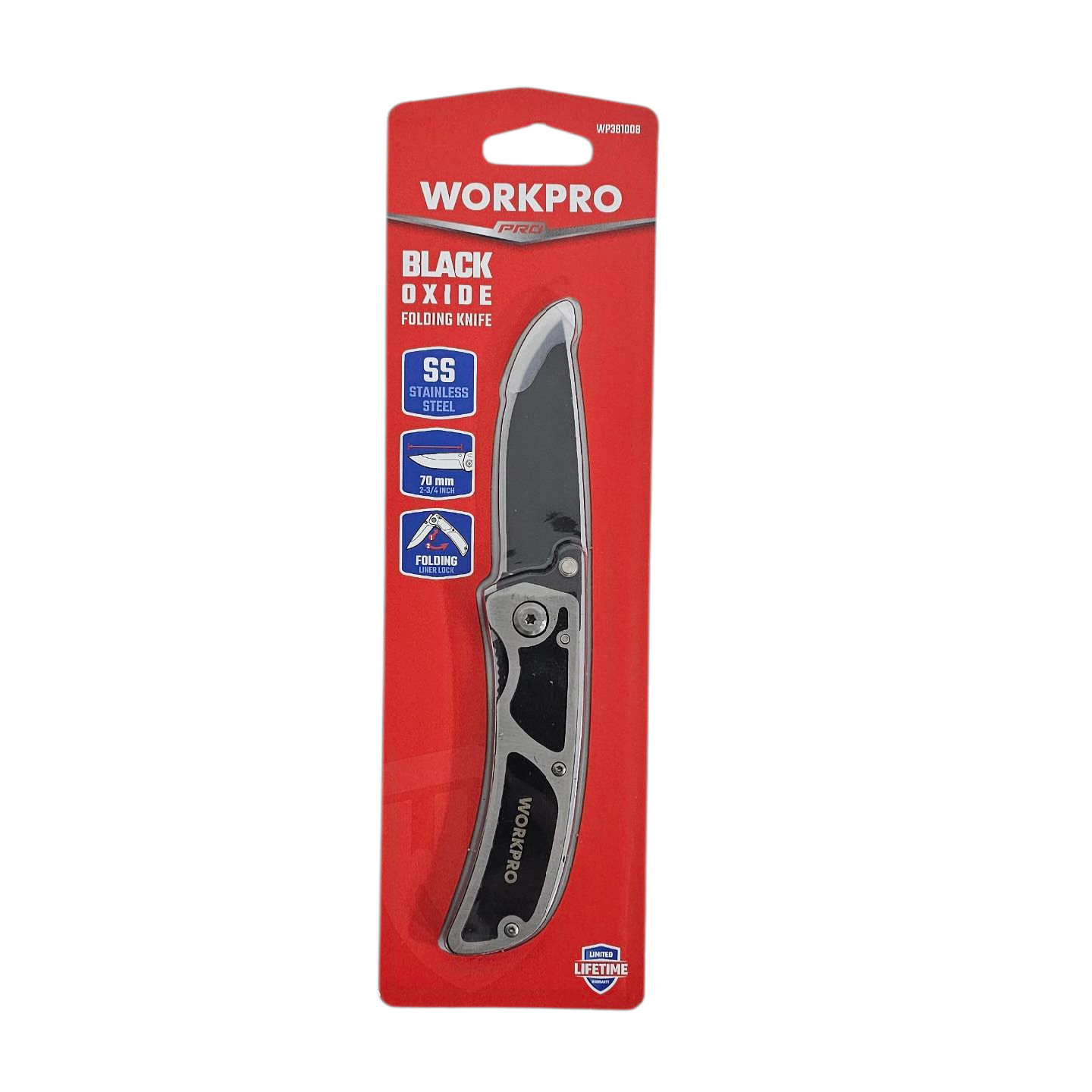 Navaja WorkPro Plegable de 8 Pulgadas WORKPRO