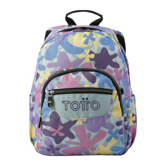 Mochila Totto Tempera Kids - Flores Hawainas