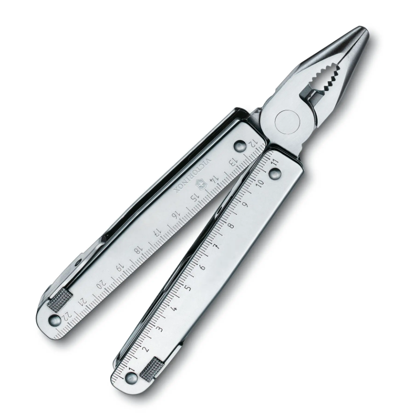 Multiherramienta Victorinox Swiss Tool X con forro de Cuero