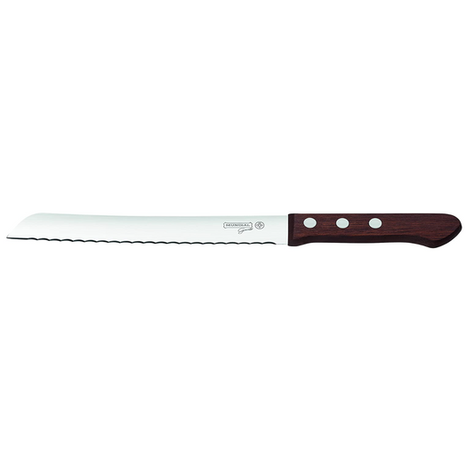 Cuchillo Mundial Panero de Mango Madera 8 Pulgadas
