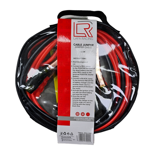 Cables Auxiliares Lafa Racing 2.5metros (300AMP)