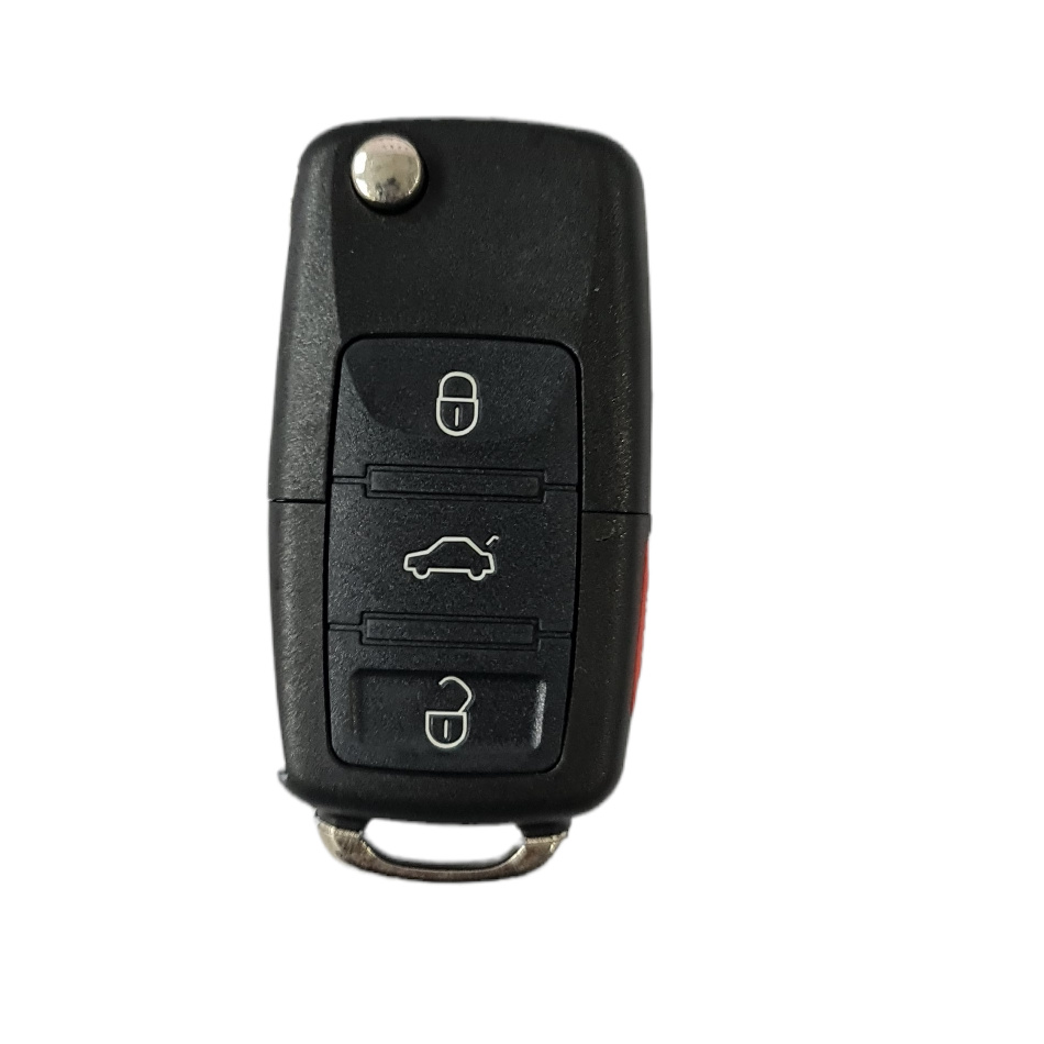 Llave KD tipo VW 3 botones más pánico