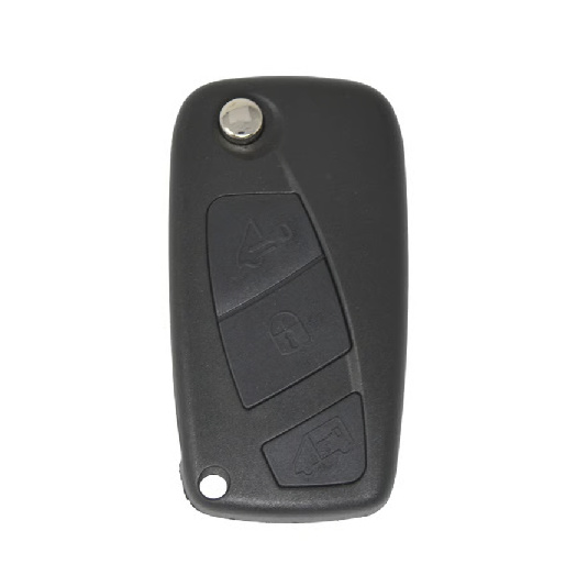 Carcasa Retractil Fiat Fiorino 3 botones Negra