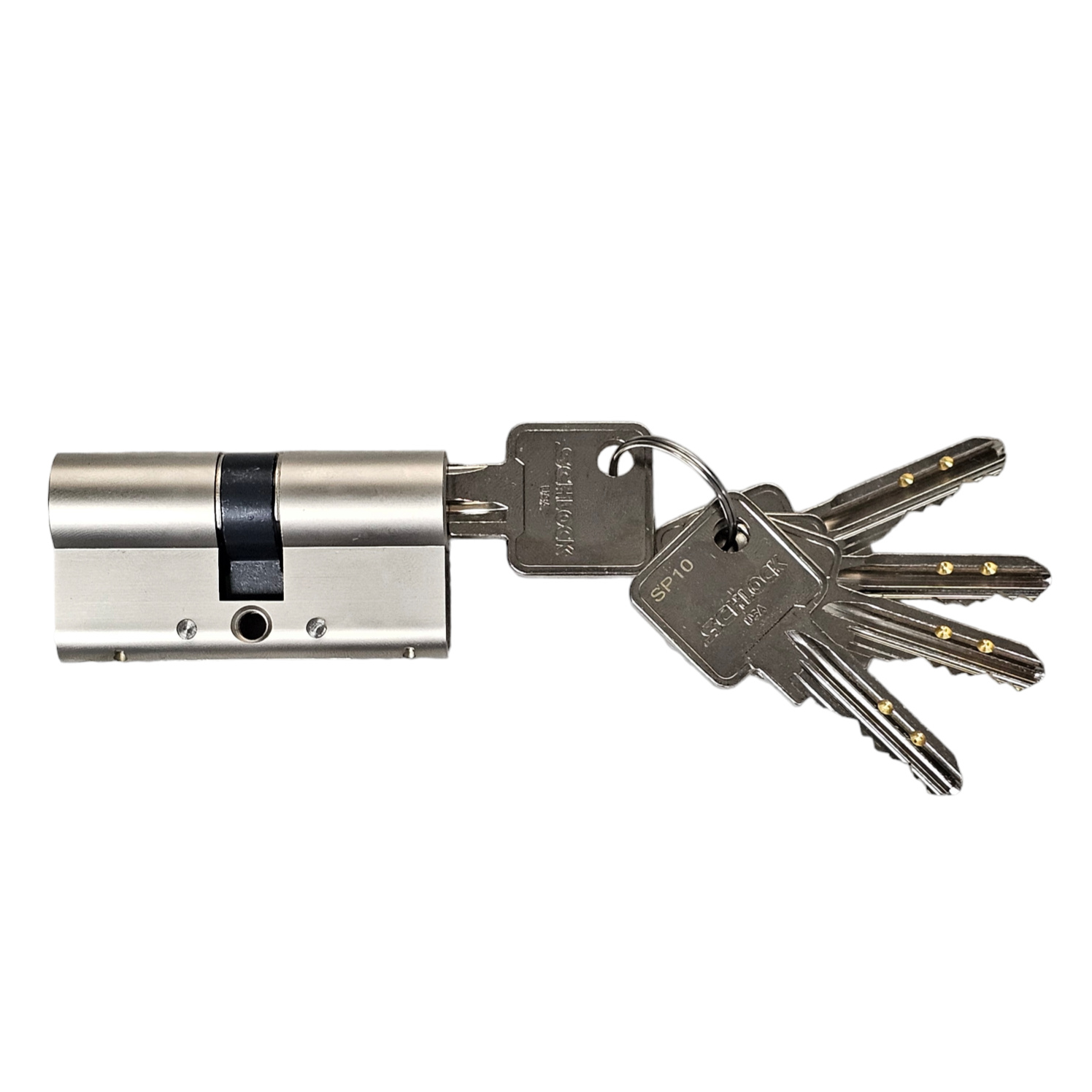 Cilindro Schlock 60mm con Llaves de Seguridad SP