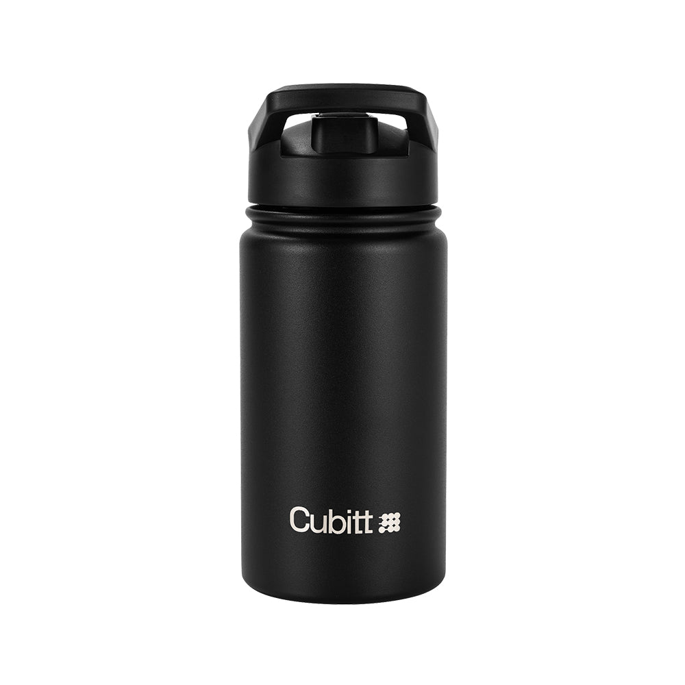 Envase Termico Cubitt Termo Jr. Obsidian Black Negro 14oz / 414ml