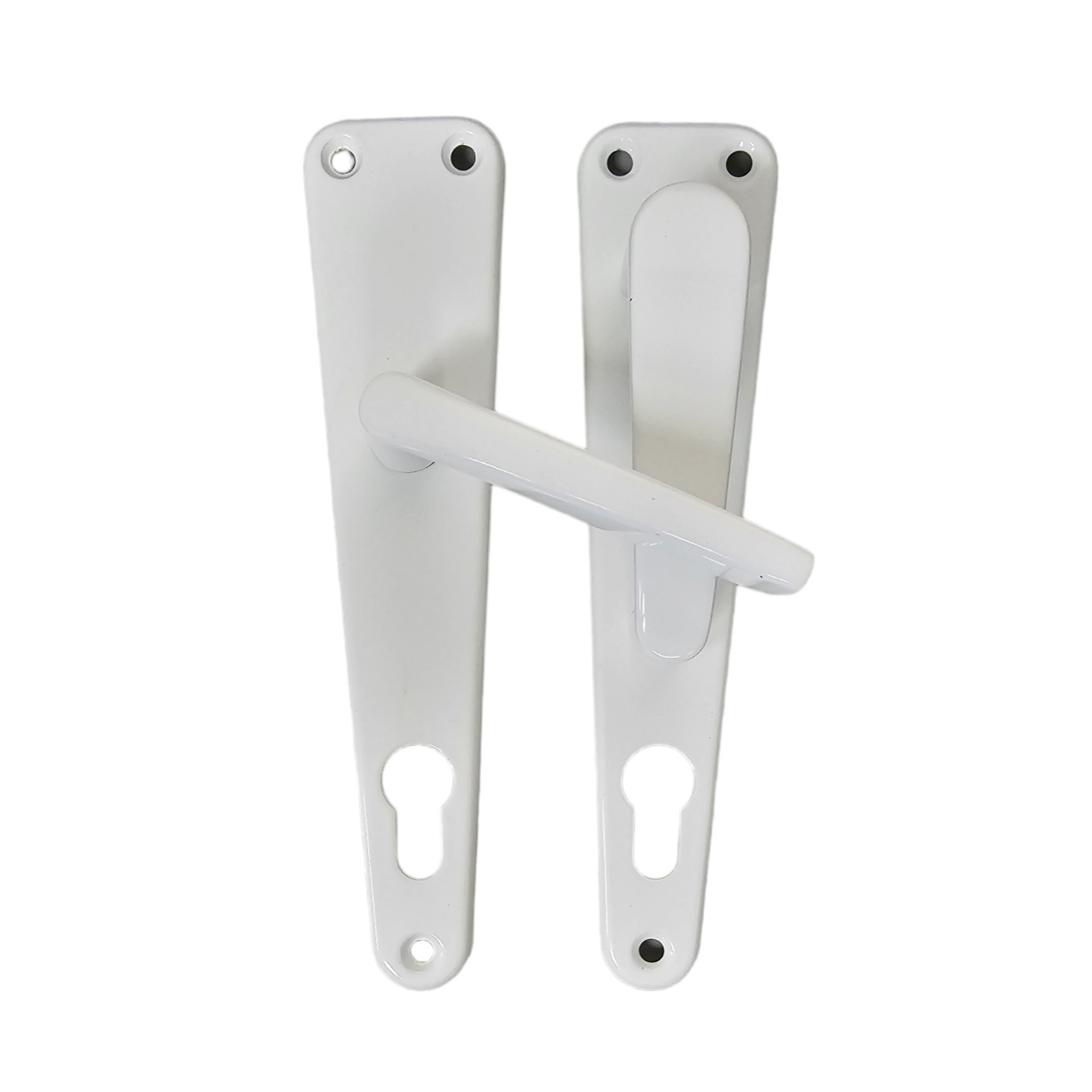 Manilla con Placa Fija-Movil Blanco