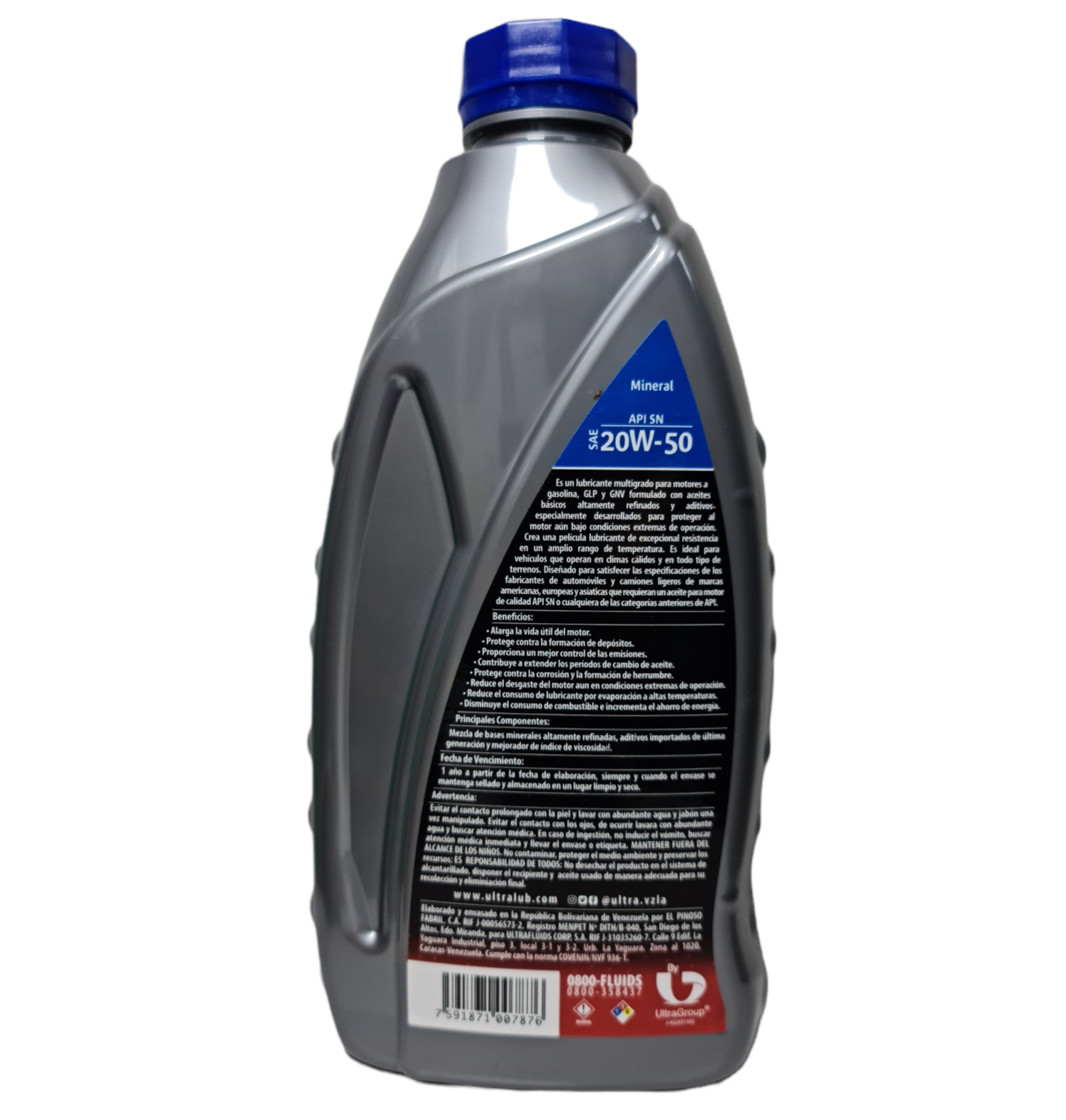 Aceite Ultralub Mineral 20w50