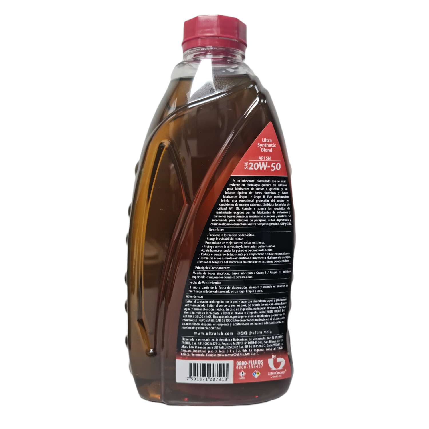 Aceite Ultralub Semisintético 20w50