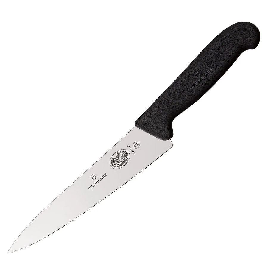 Cuchillo Victorinox Swiss Classic Fibrox 7.5 Pulgadas Filo de Sierra