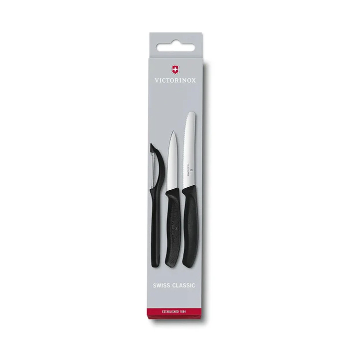 Set de Cuchillos Victorinox Mondadores con Pelador Swiss Classic 3 Piezas