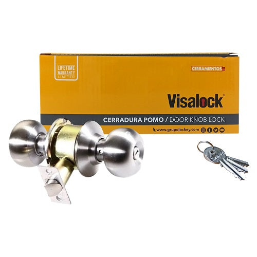 Cerradura Visalock pomo Puerta Principal - Blister