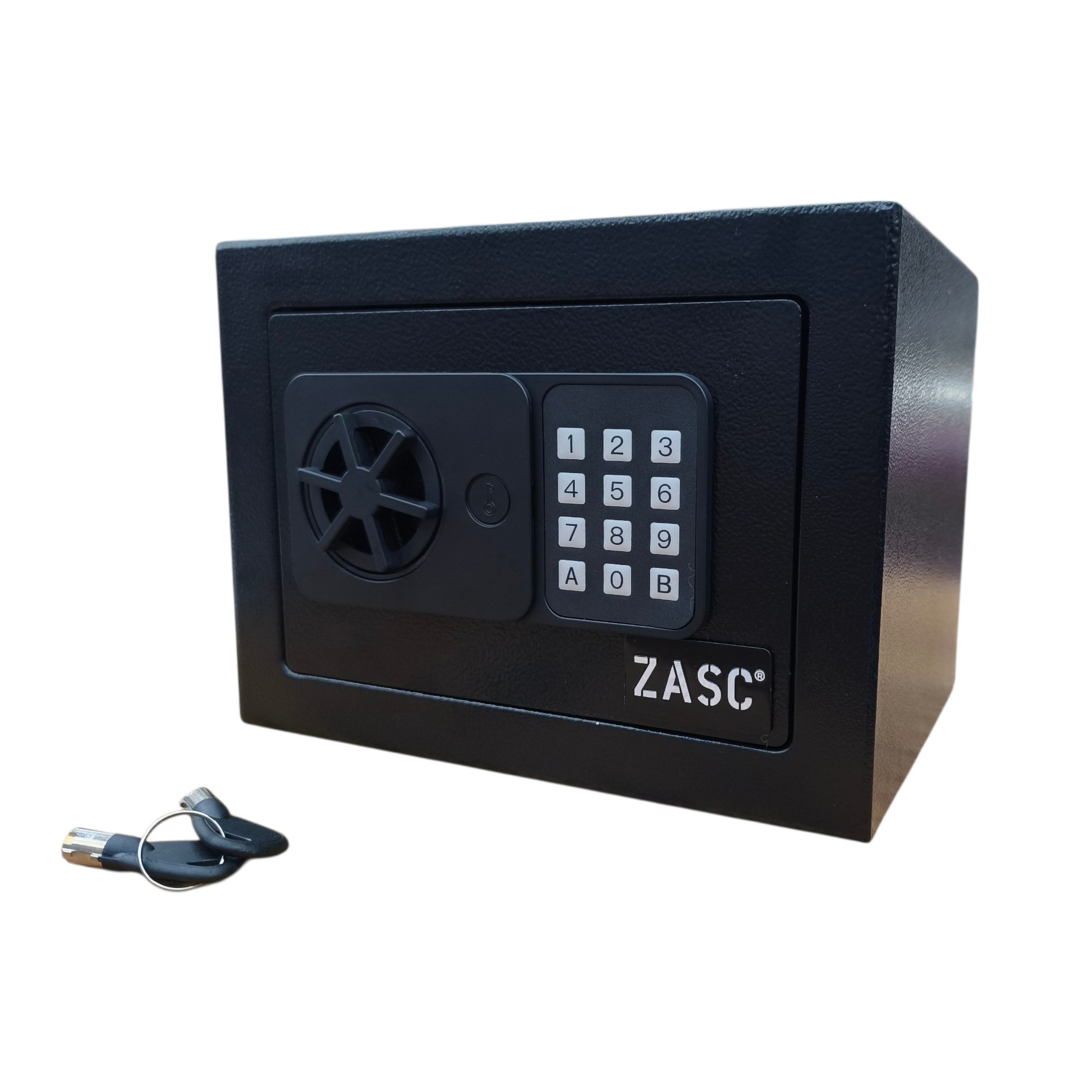ZASC Caja Fuerte Electrónica Negra | Seguridad Hogar