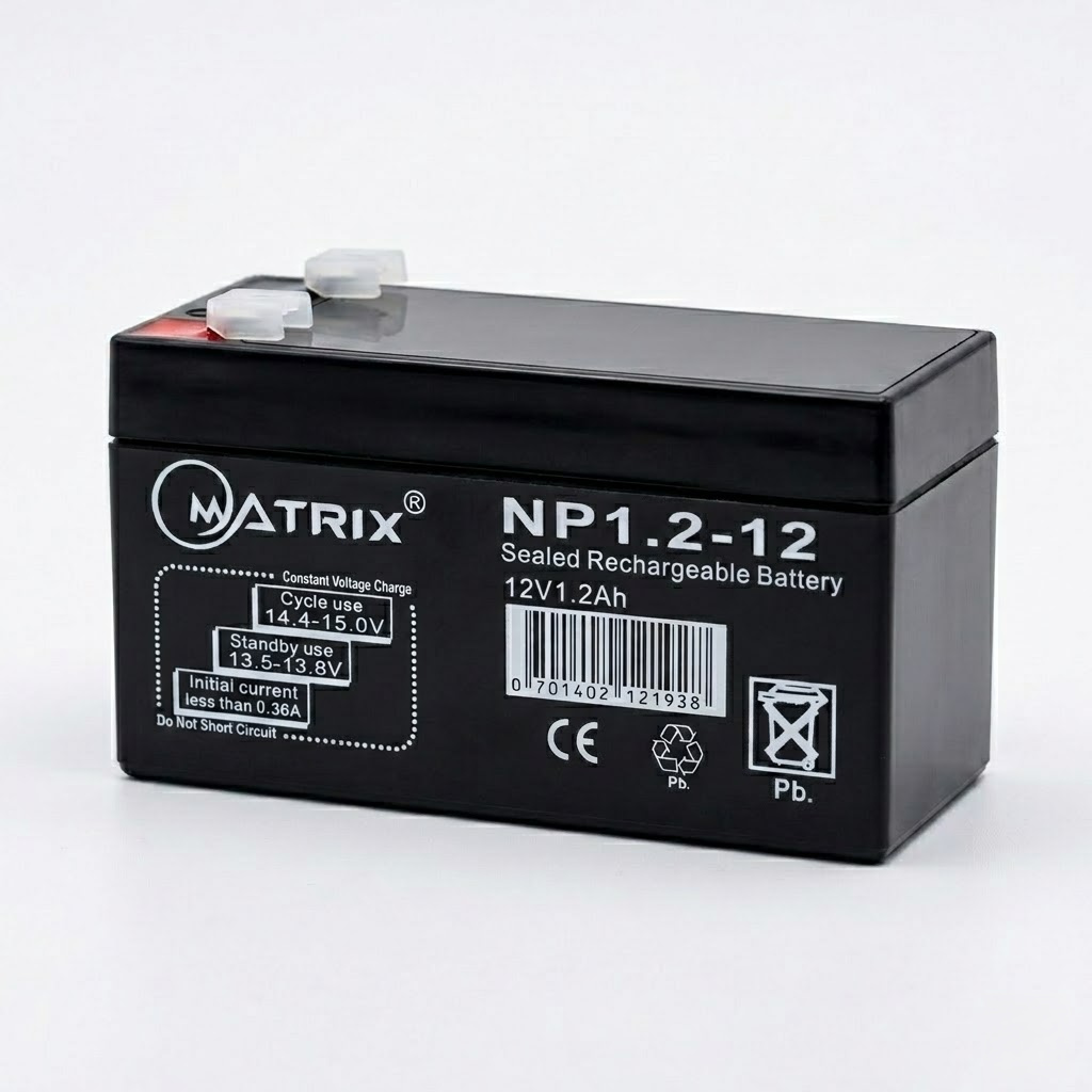 Bateria Sellada Matrix de 12V 1.2 Ah
