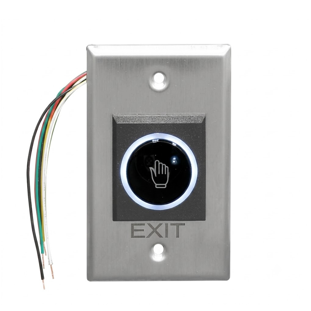 Pulsador Sovica de Apertura por Proximidad para Puertas con Cerraduras Electricas