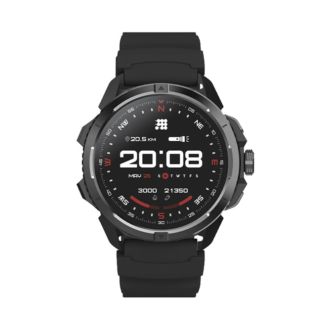 Reloj inteligente Cubitt TERRA Smartwatch Obsidian Negro