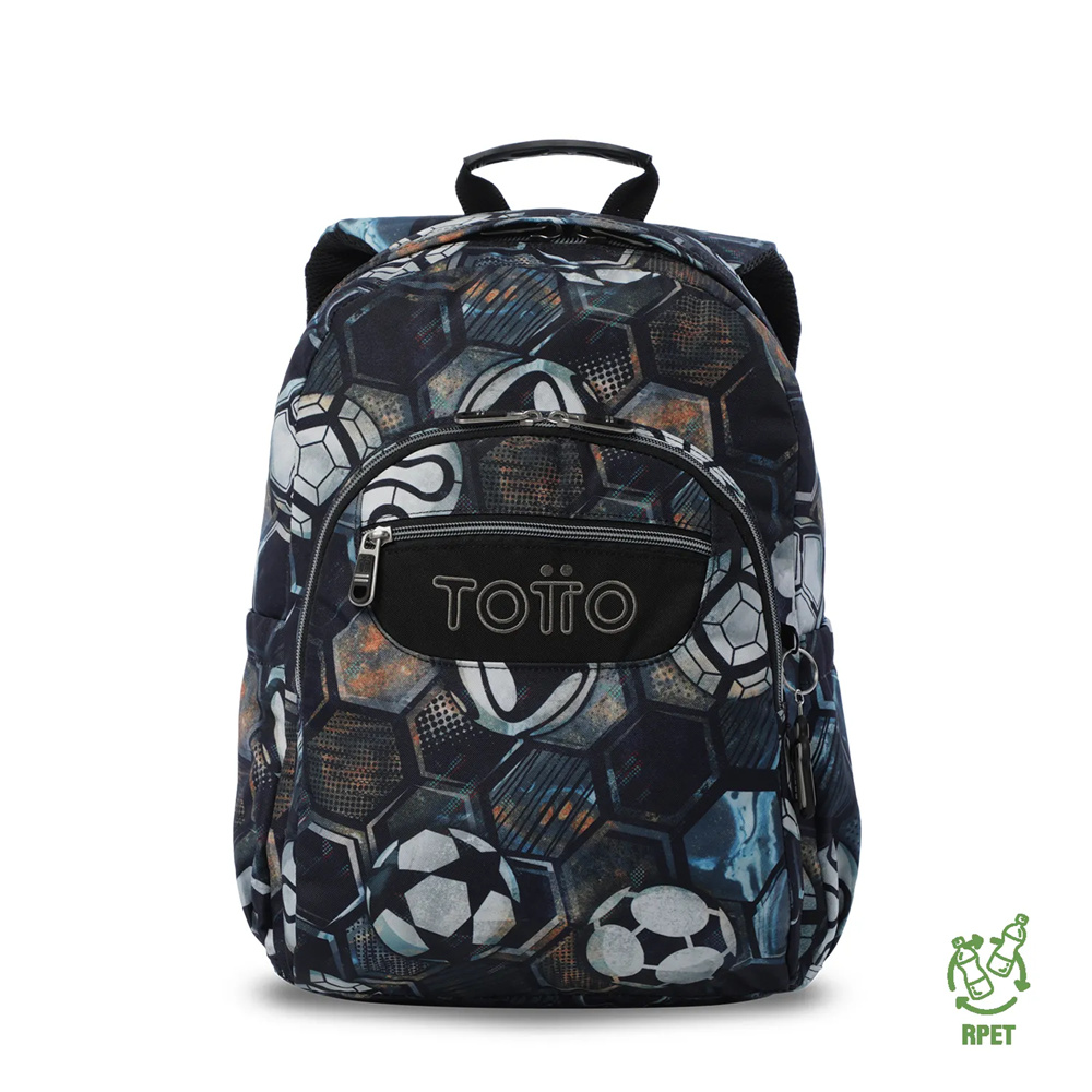 Bolso Totto Acuareles Kids Morral Negro