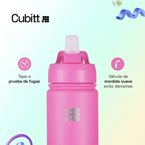 Envase Termico Cubitt Termo Jr. Hot PinkFucsia 14oz / 414ml