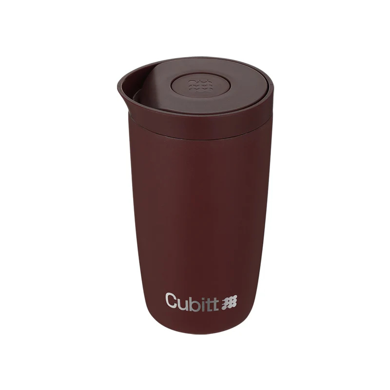 Envase Termico Cubitt Coffee Mug Deep Burgundy Marron Oscuro 12 oz 355 ml
