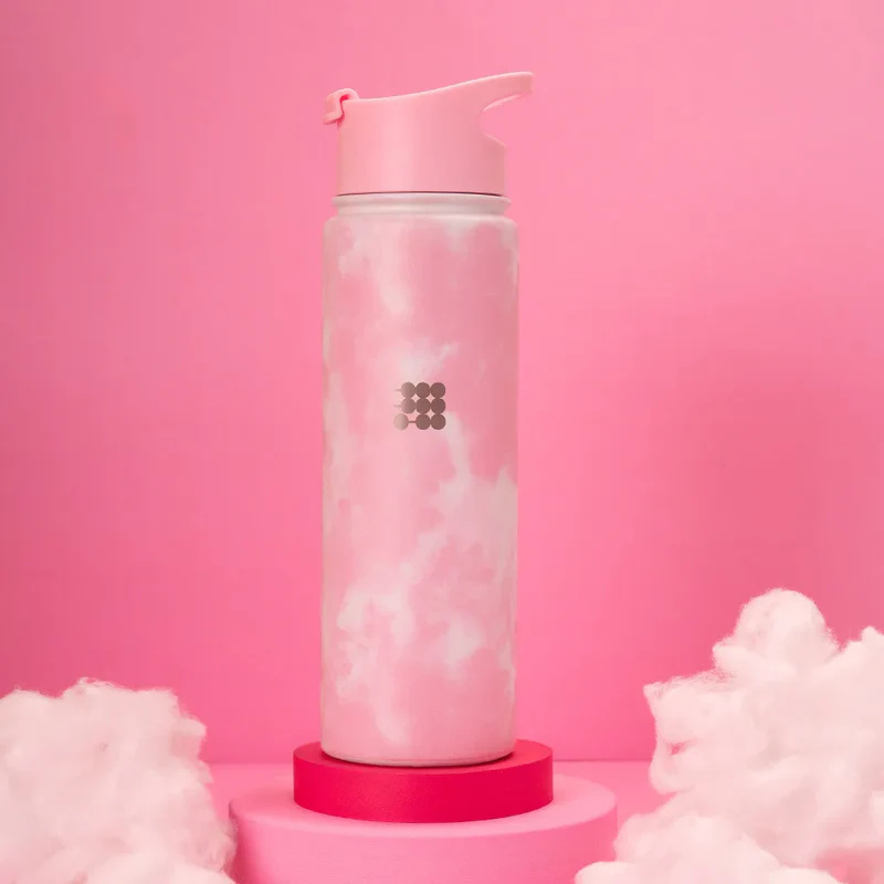 Envase Termico Cubitt Hydro Bottle Light Pink Tie Dye Rosado Claro 24 oz 709ml