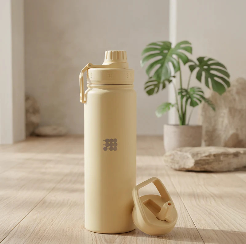 Envase Termico Cubitt Hydro Bottle Butter Yellow 24 oz 709ml