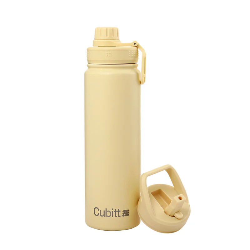Envase Termico Cubitt Hydro Bottle Butter Yellow 24 oz 709ml