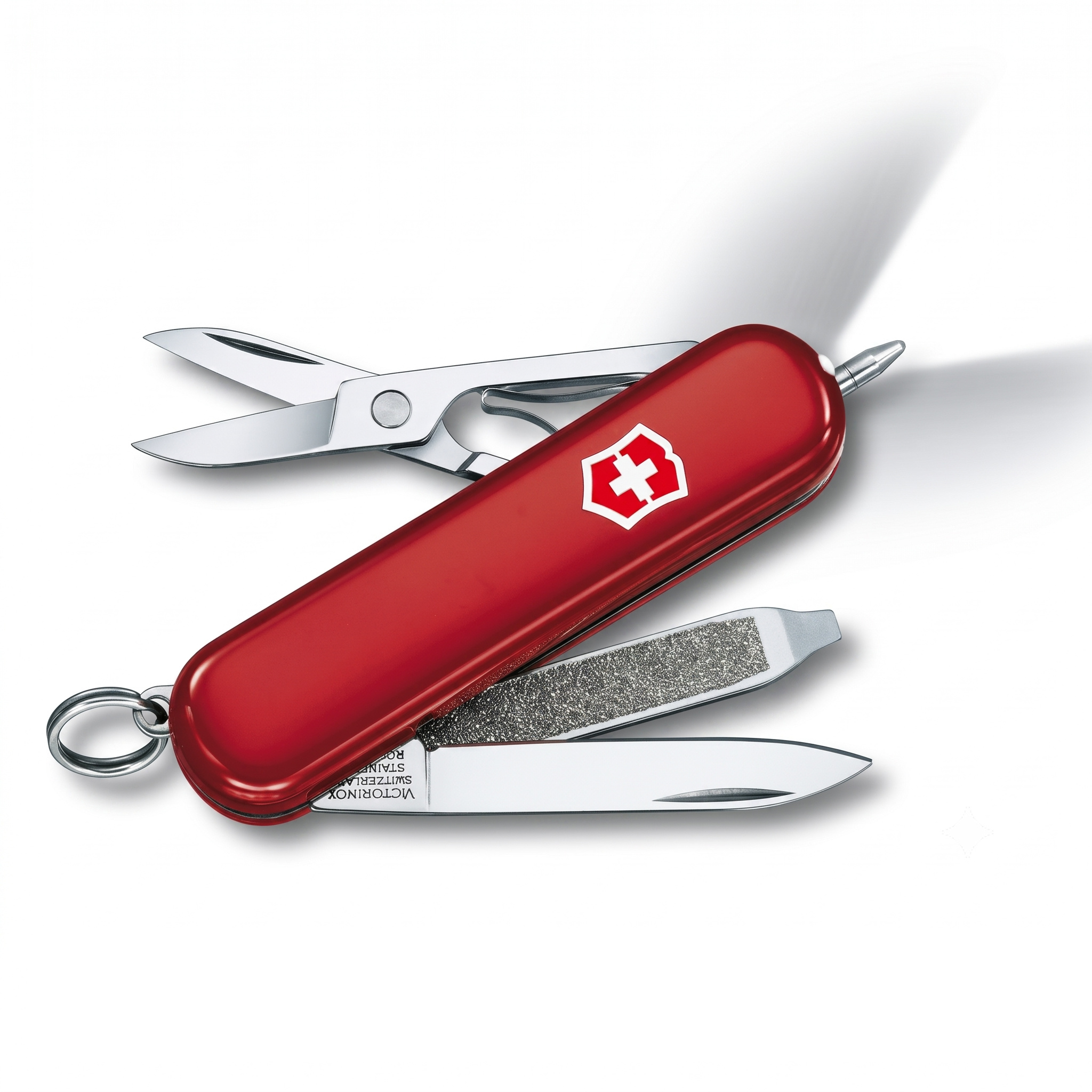 Navaja Victorinox Signature Lite Roja Pequeña Con Linterna