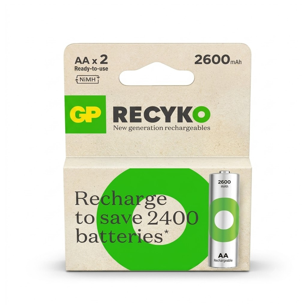 Bateria GP AA Recargable 2600 mAh