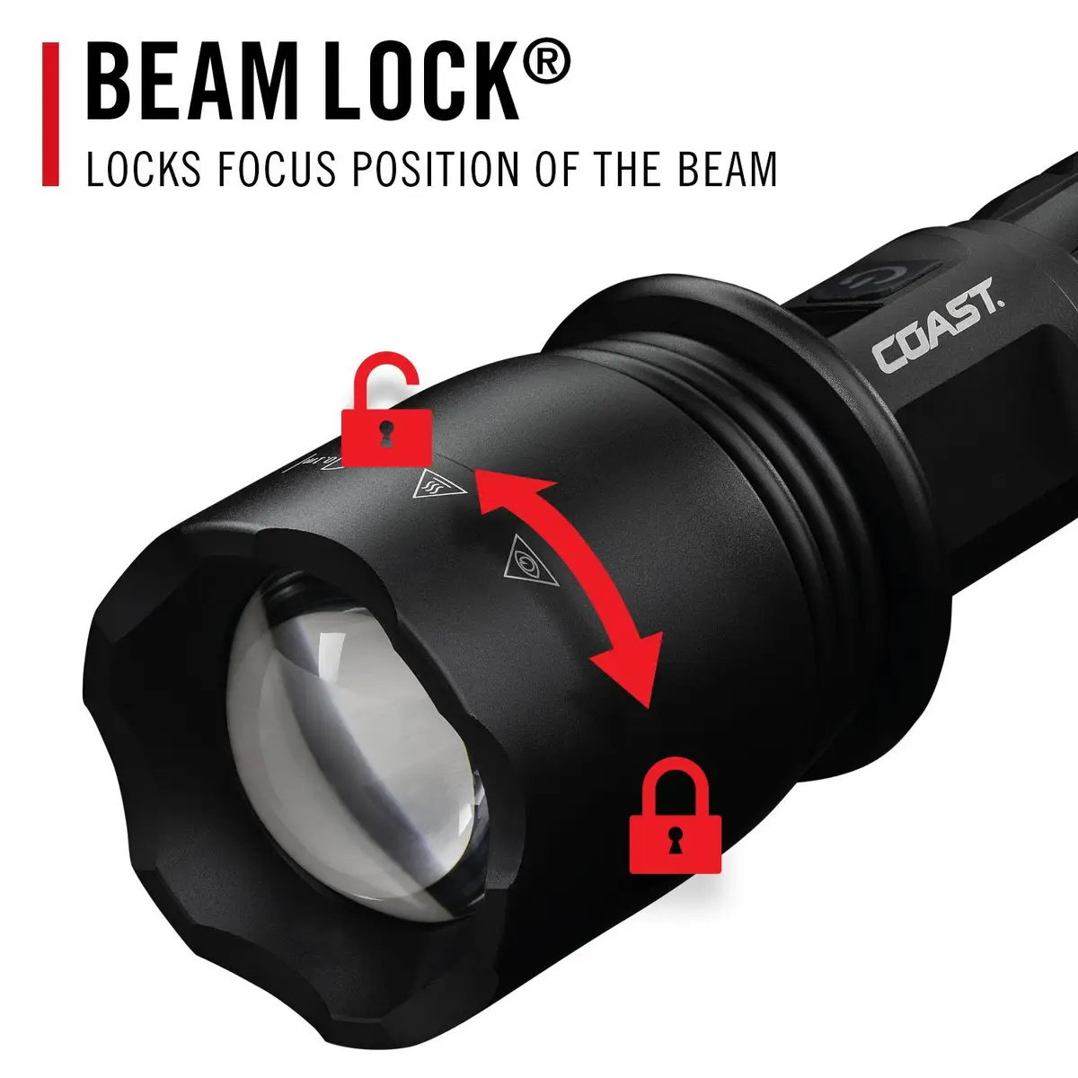 Linterna Coast XP40R 8000 Lumens Con Foco Graduable