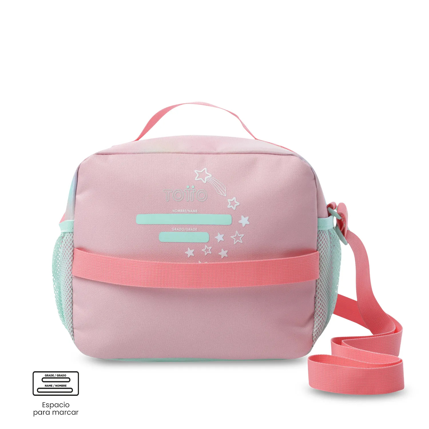 Lonchera Totto Rainbow Star Estrella Rosada