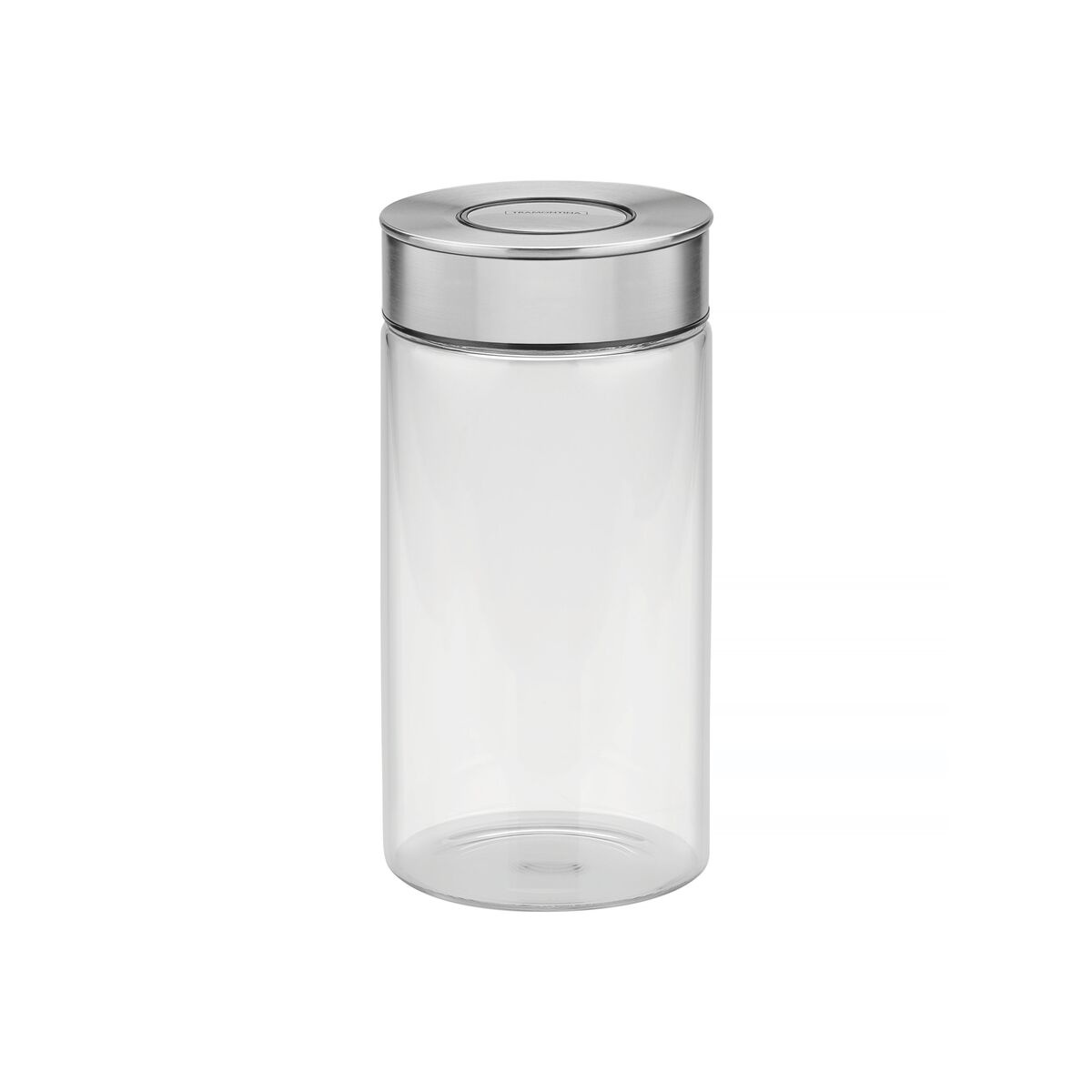 Envase de Vidrio Tramontina con Tapa de Acero Inoxidable 1.4Lts