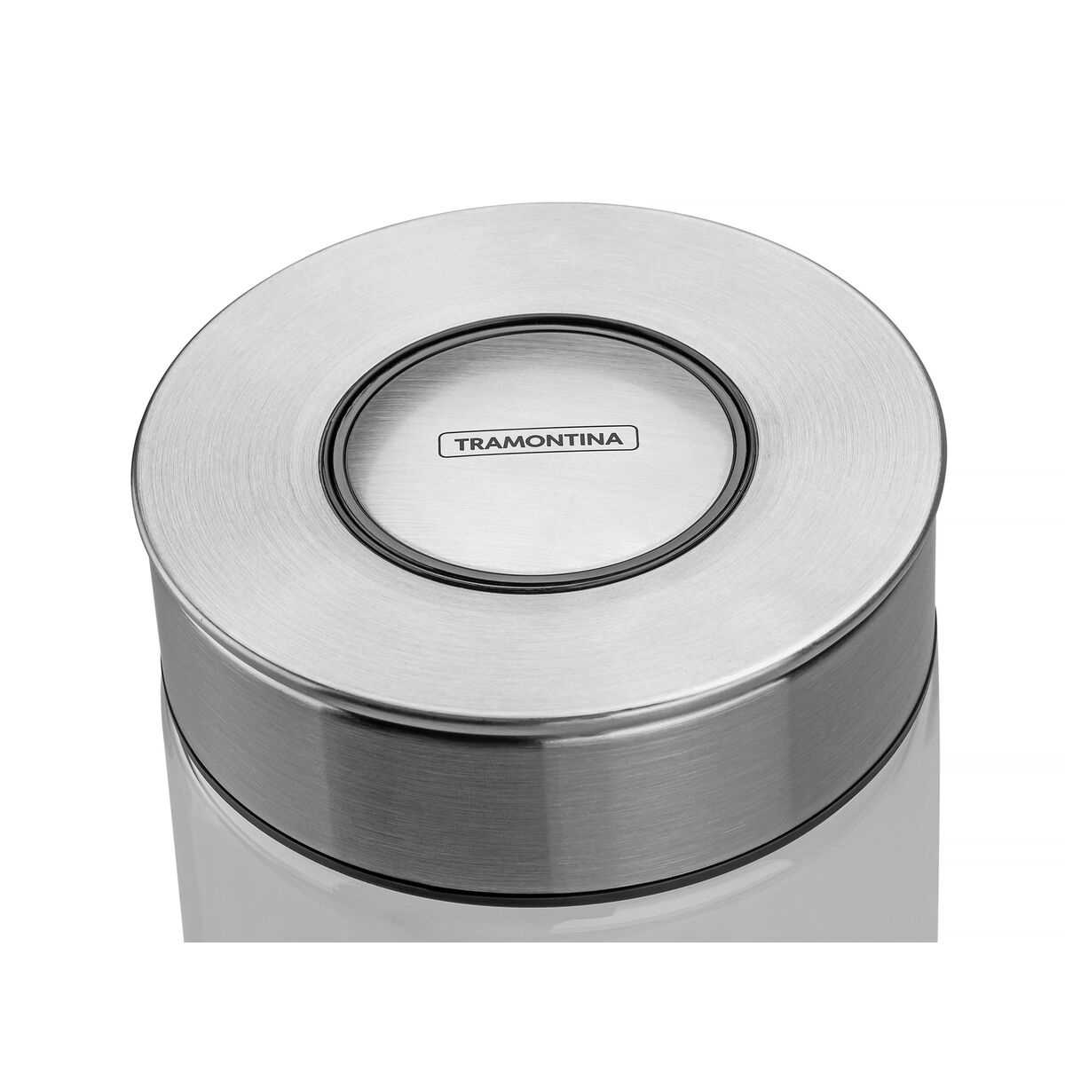 Envase de Vidrio Tramontina con Tapa de Acero Inoxidable 1.4Lts