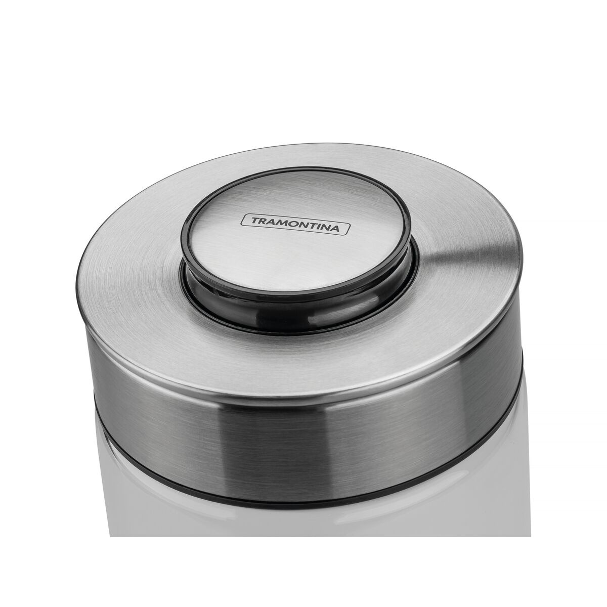 Envase de Vidrio Tramontina con Tapa de Acero Inoxidable 1.4Lts