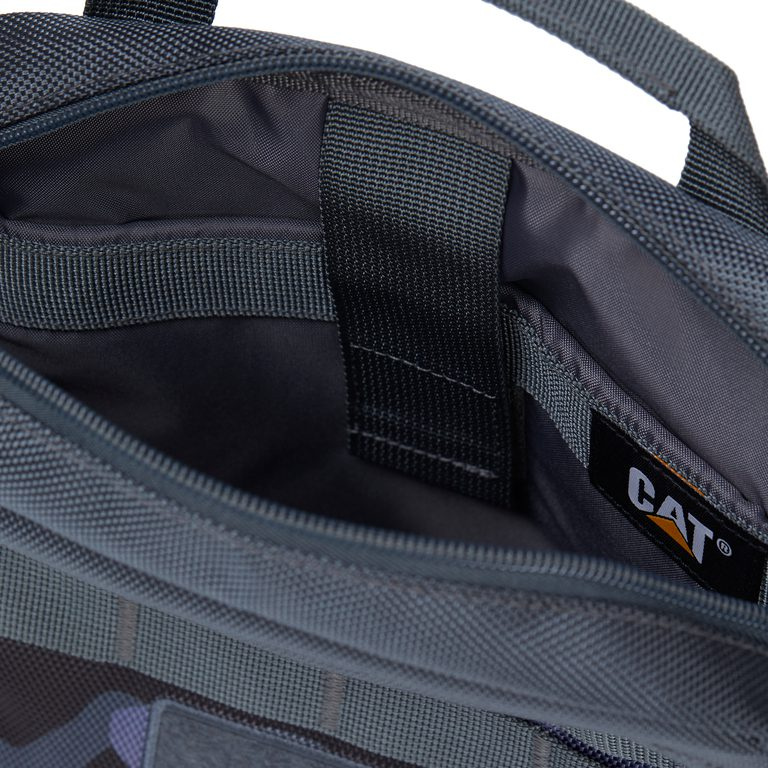 Bolso CAT Cruzado Namib Tablet Bag Camuflaje Negro-Gris-Azul