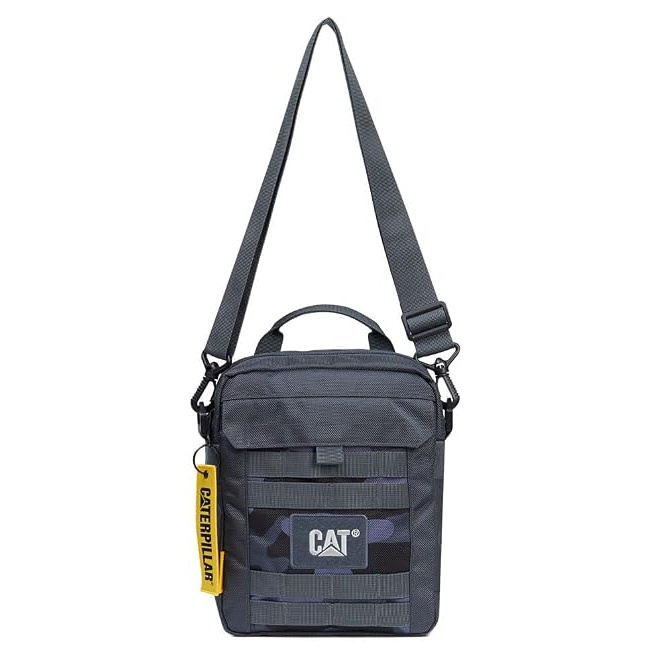Bolso CAT Cruzado Namib Tablet Bag Camuflaje Negro-Gris-Azul