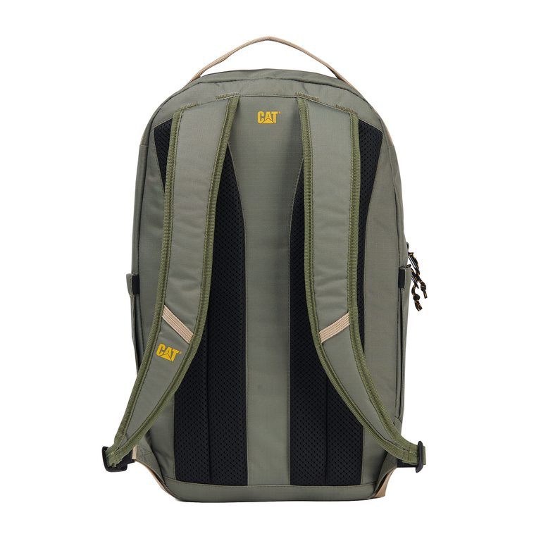 Bolso CAT Backpack City Vibes Morral Verde Oliva-Gris
