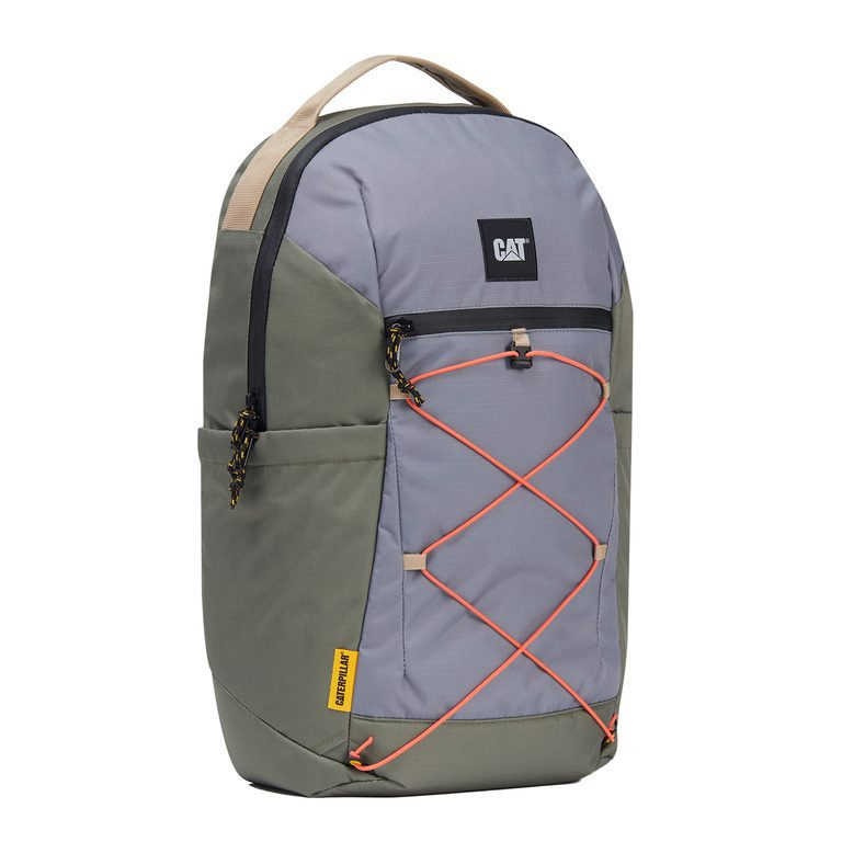 Bolso CAT Backpack City Vibes Morral Verde Oliva-Gris