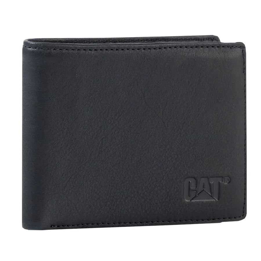Billetera CAT Ethiopian Leather Wallet Negro