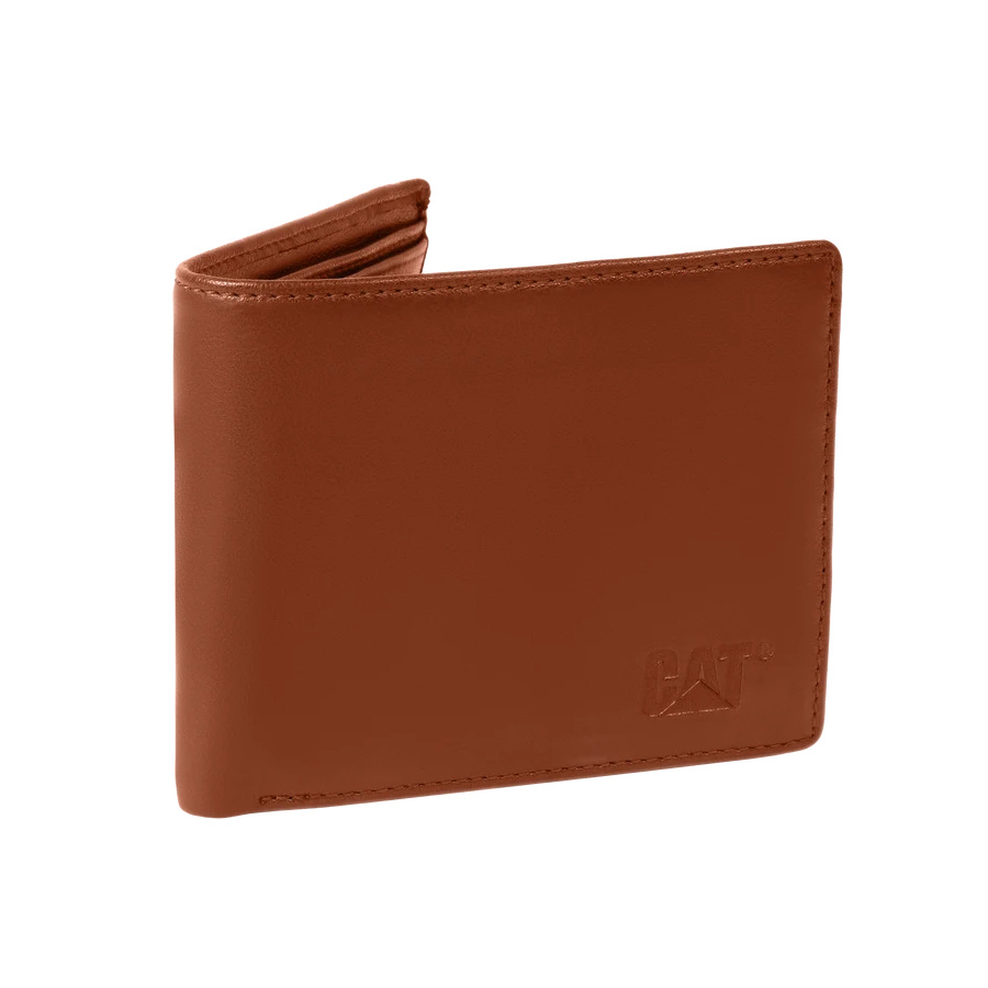 Billetera CAT Ethiopian Leather Wallet Marron